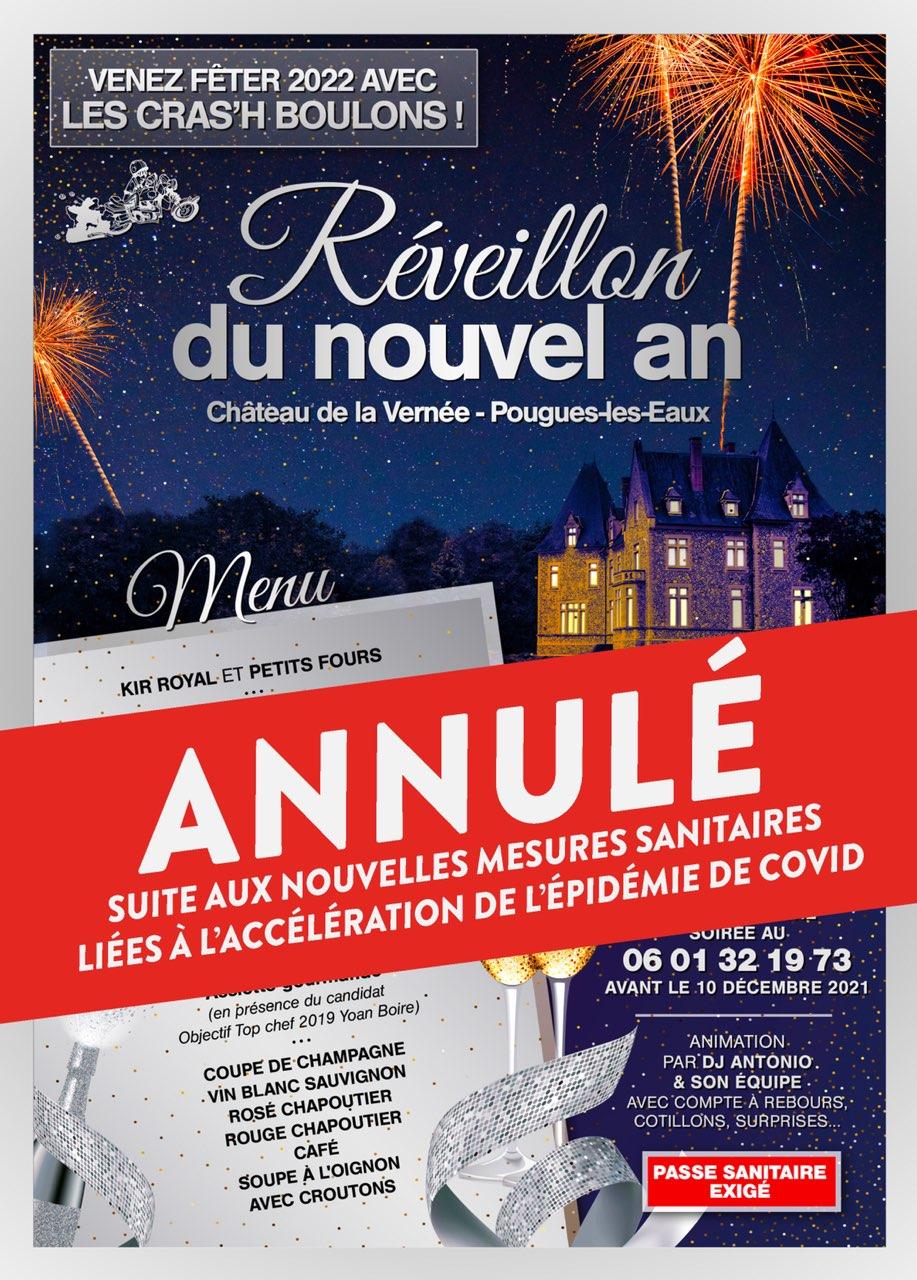 Annulation reveillon 2021
